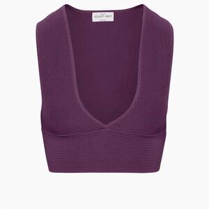 Aritzia Sculpt Neck Deep V